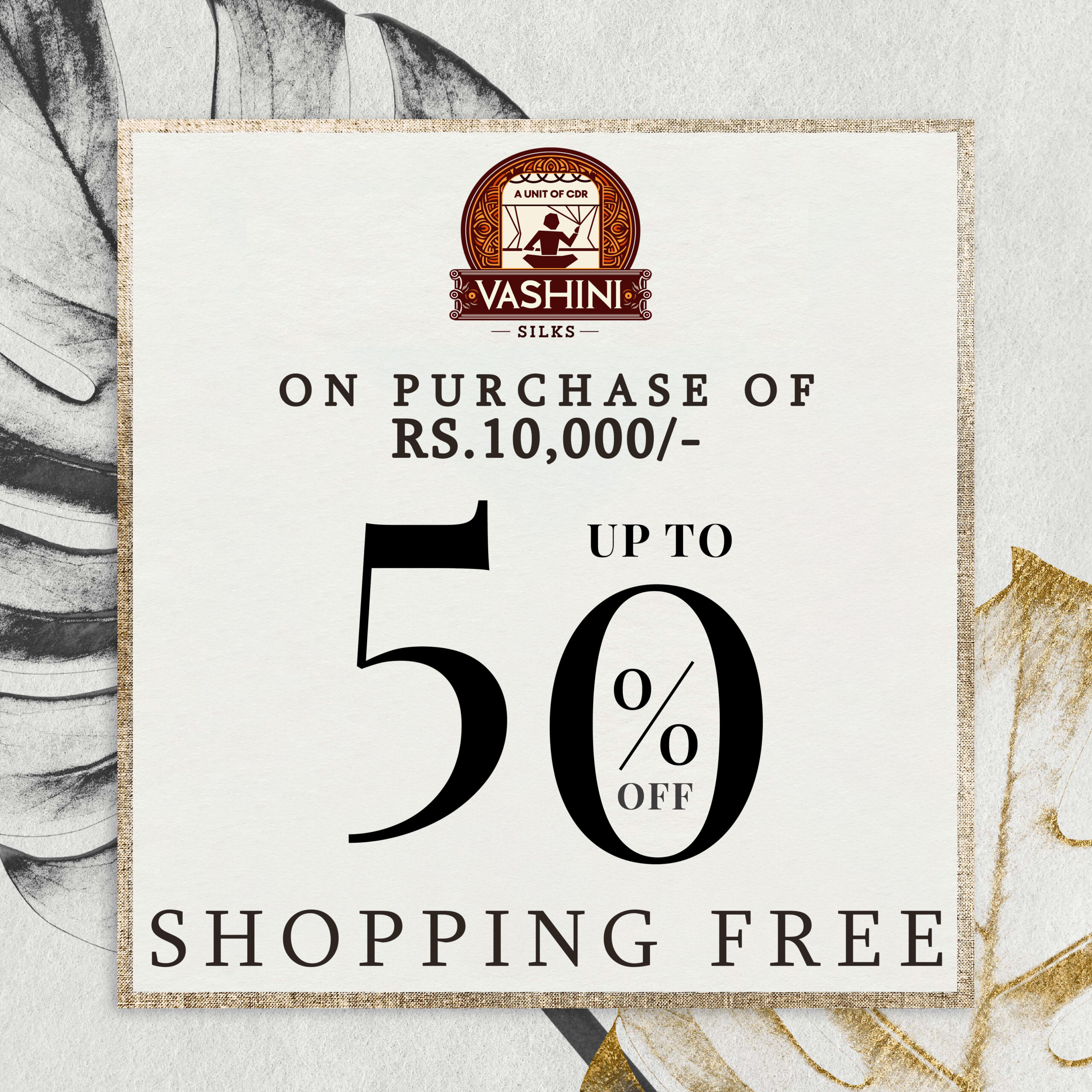 Projects Half price discount promotion template vector